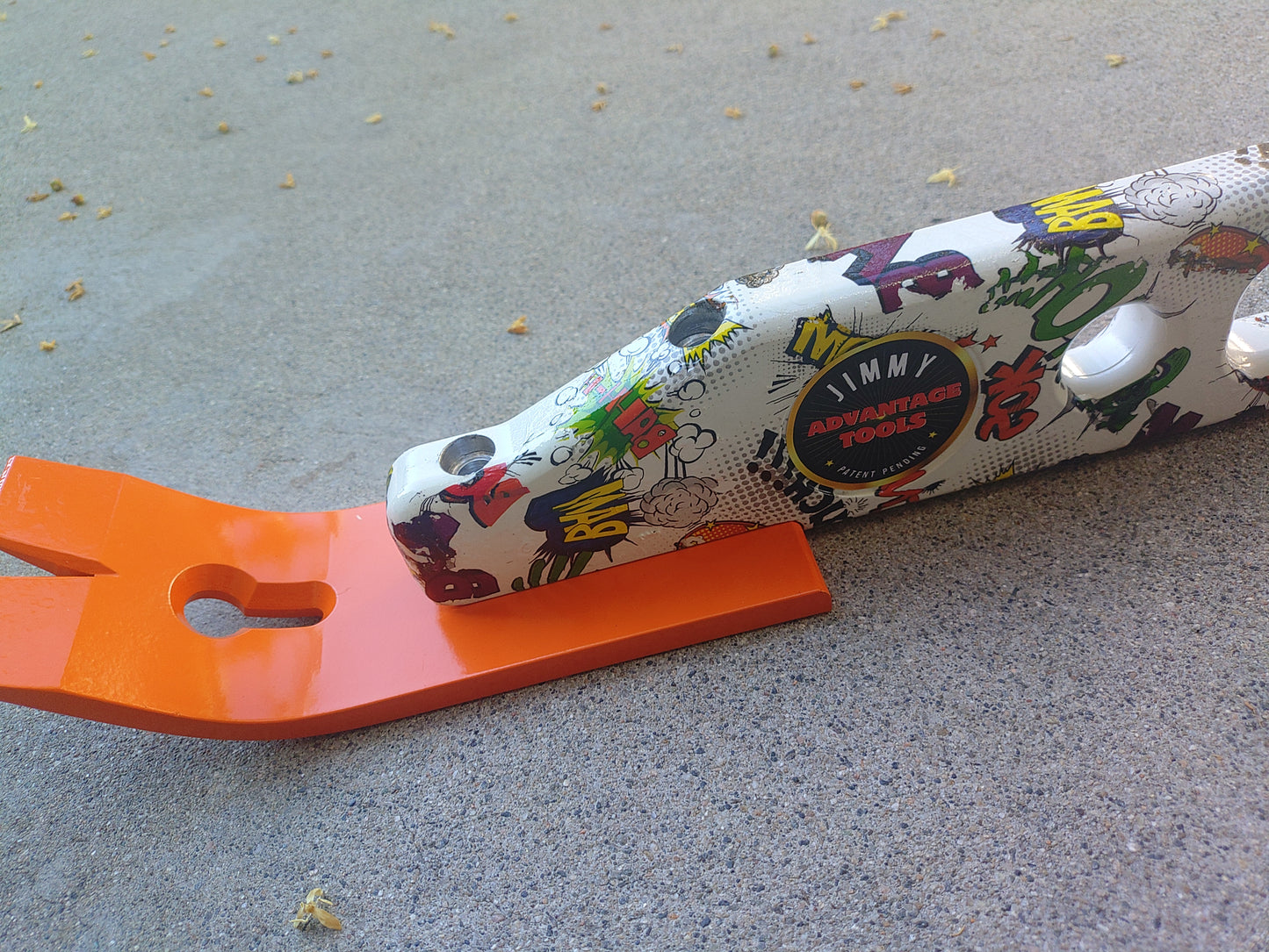 Custom Colored 2' Little Jimmy Bars with 3/8" prying feet