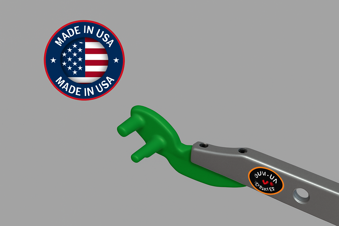 Tool with green attachment