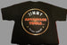 Black t-shirt with 'Jimmy Advantage Tools' logo on a gray background