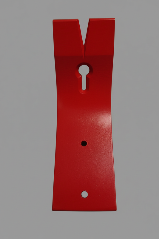 Red pry bar attachment